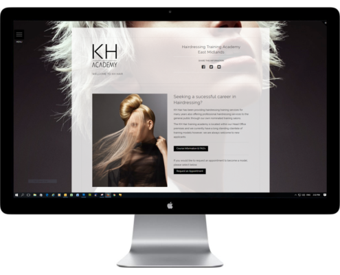KH Hair Academy Website Design